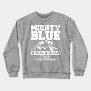 Mighty Blue design (all white) Crewneck Sweatshirt